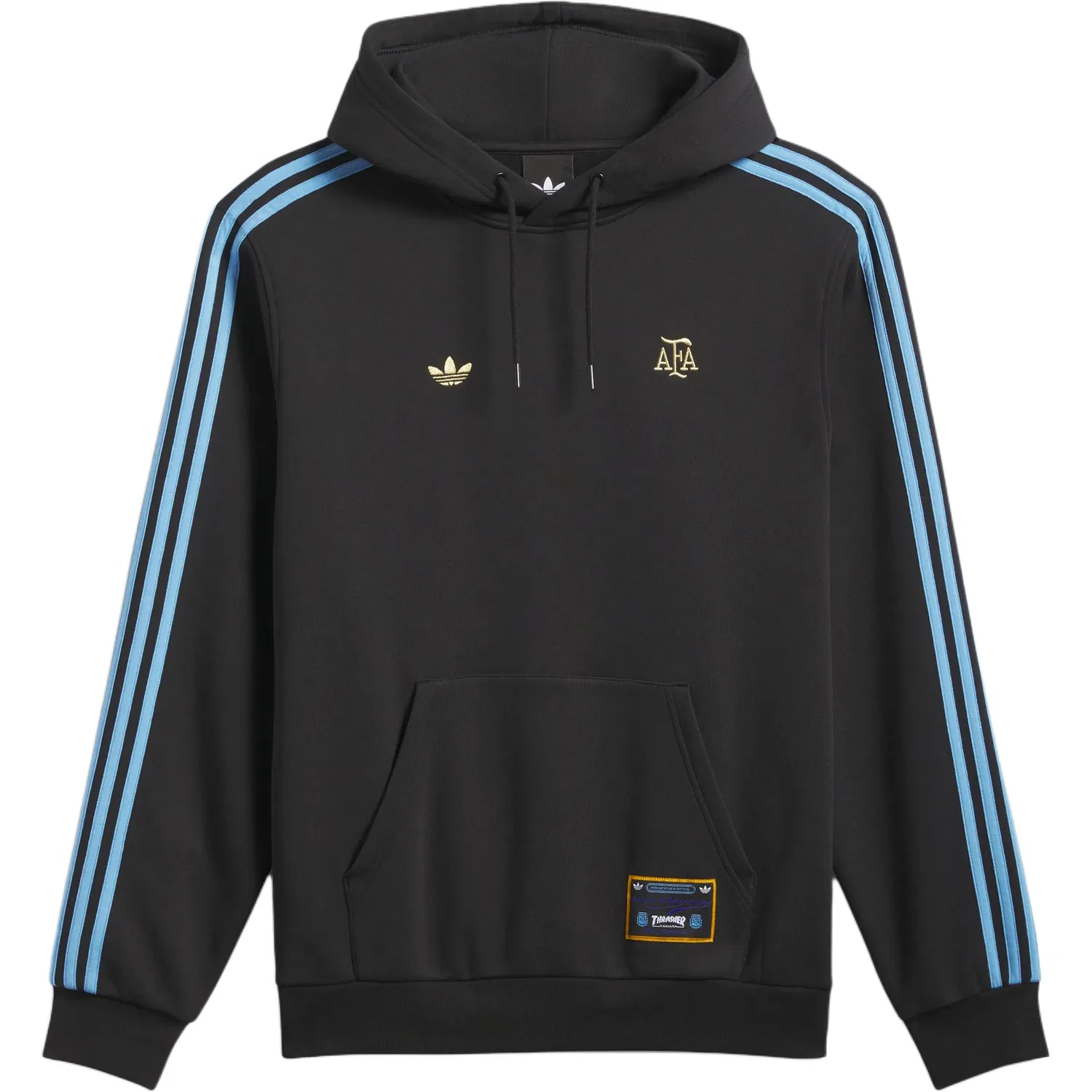 Свитшот с капюшоном Adidas Originals x Thrasher черный