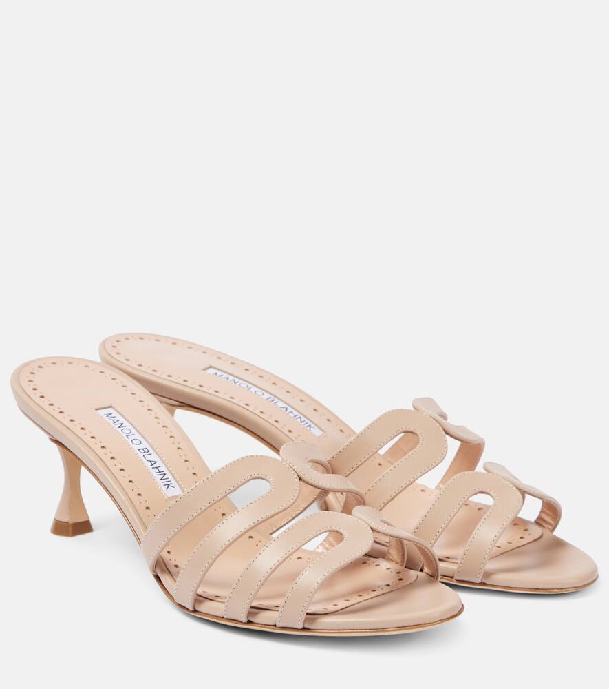 Ahwak 50 кожаные мюли Manolo Blahnik, 2601 Mnud