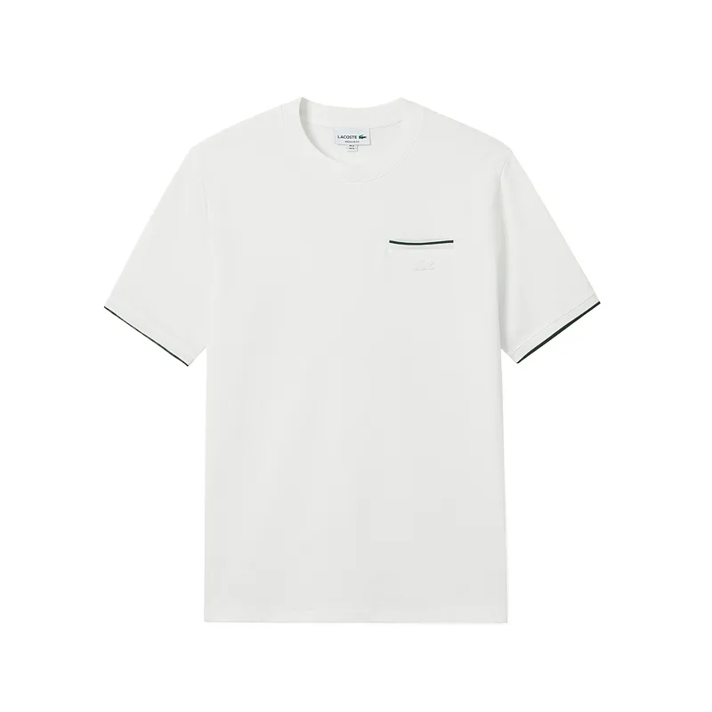 Футболка мужская Lacoste с круглым вырезом, темно-синий — фото 3