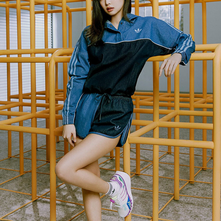 Повседневные шорты женские Bay Blue Adidas Originals — фото 2