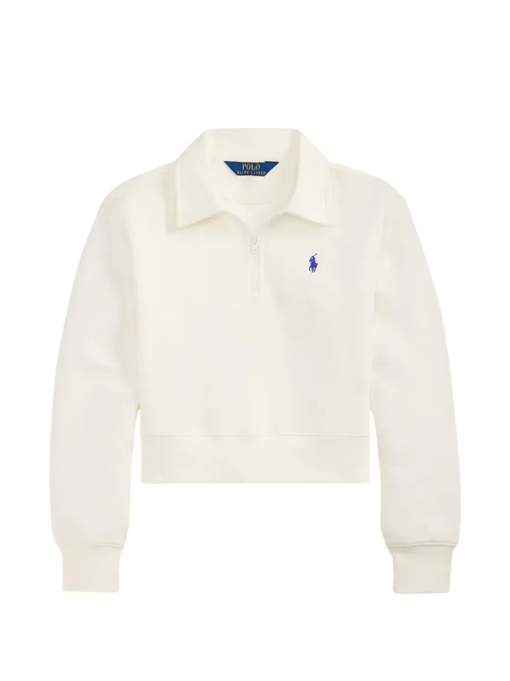 Толстовка с вышивкой Polo Ralph Lauren Kids, бежевый
