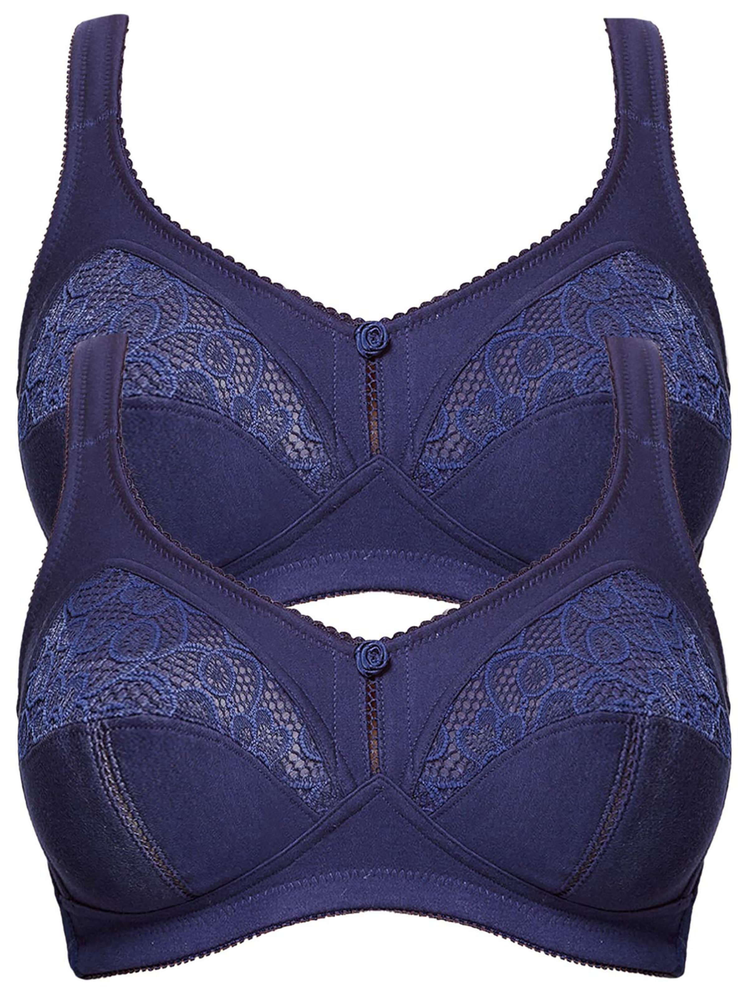 

SUSA Бюстгальтер 'Topsy Plus' в цвете Marine Blue