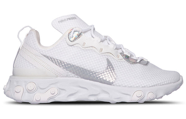 Кроссовки реагируют на элемент 55 Nike, белый — фото 2