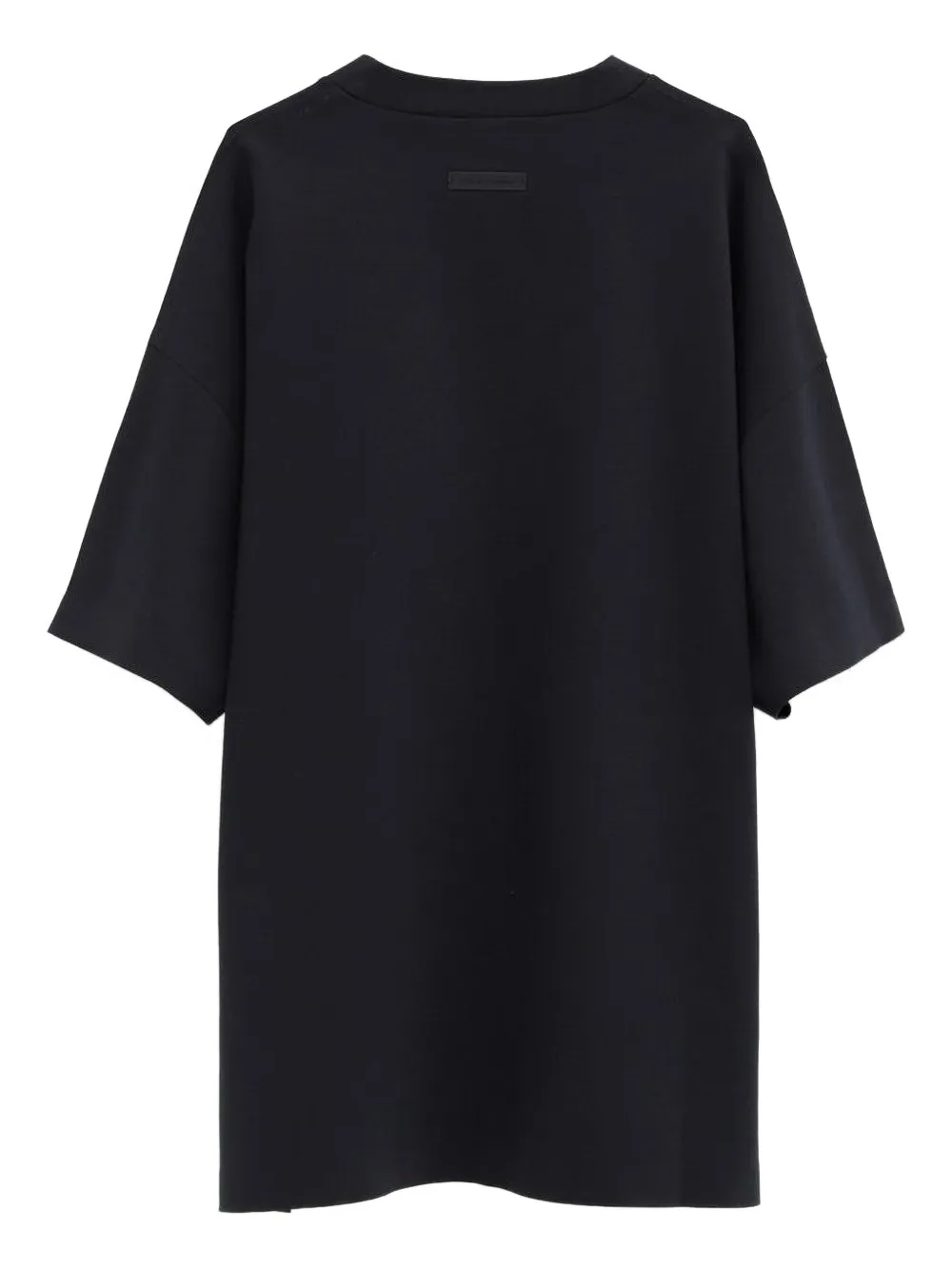 Футболка в стиле 90-х из ткани понте с короткими рукавами Fear Of God Essentials, черный — фото 2