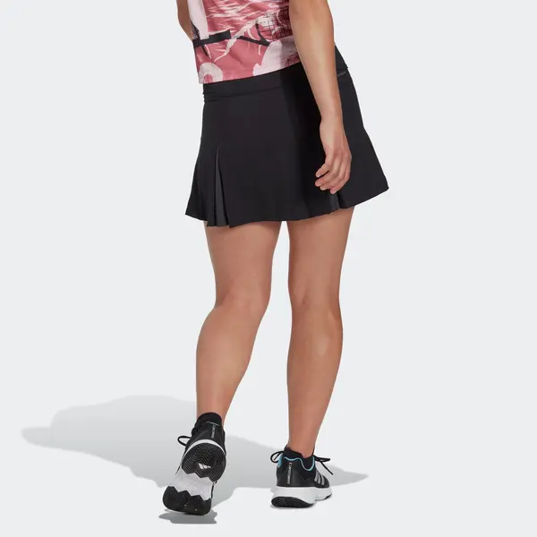 Юбка клуб теннис плиссированная юбка азиатские размеры Adidas, черный — фото 3