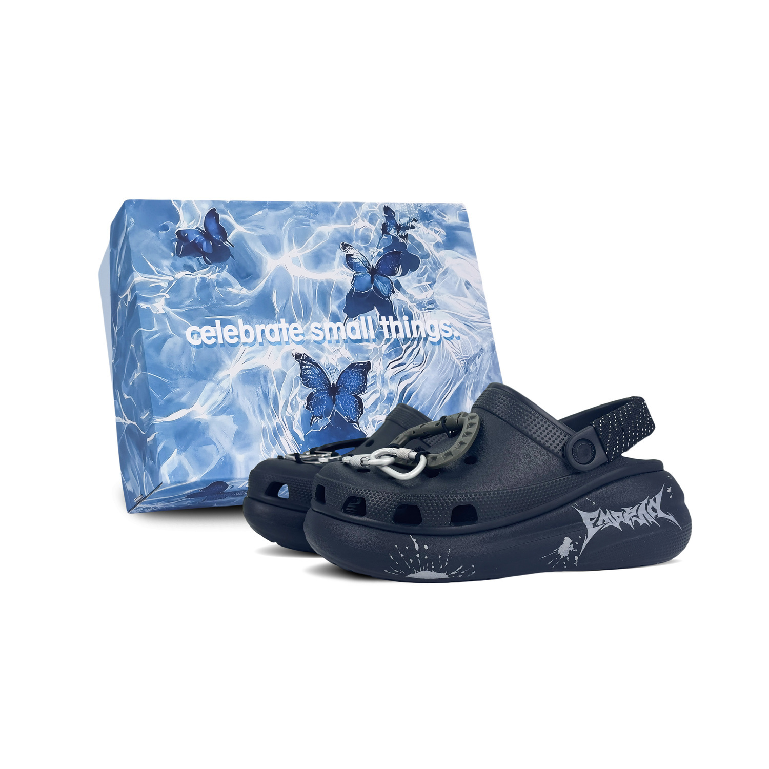 

Crocs Кроссовки Crush Clog унисекс черные, цвет Black