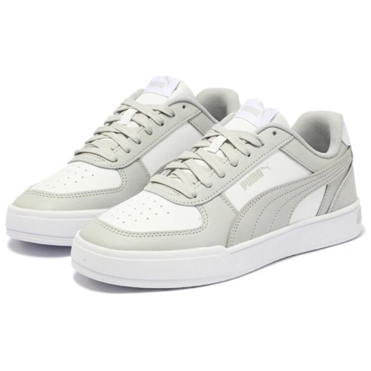 Кроссовки Puma Caven Skateboarding Shoes Unisex Low-top Grey/white, серый/черный/кремовый — фото 3