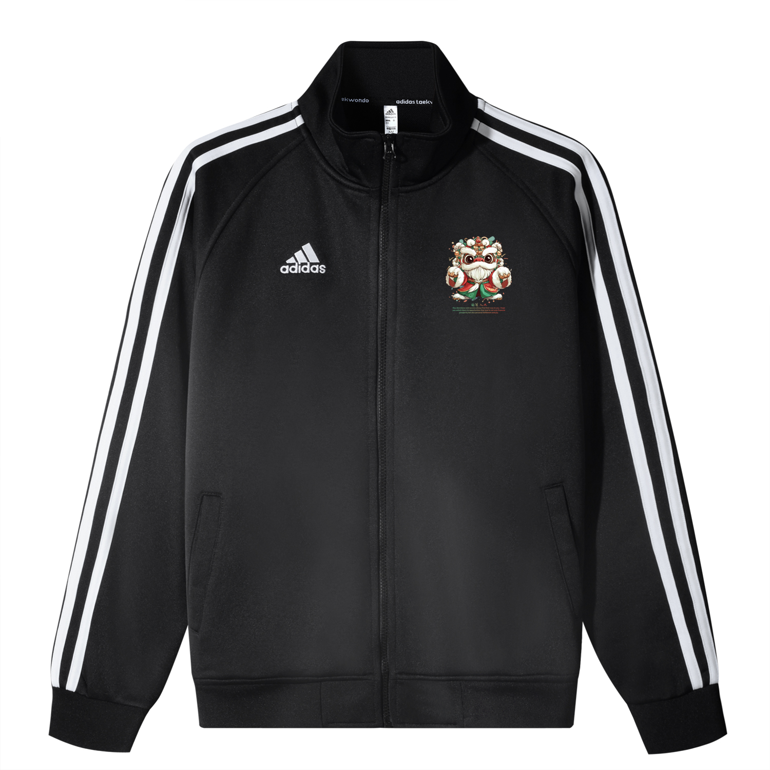 

Adidas Курка Unisex Black 3-StripesCNY, Black