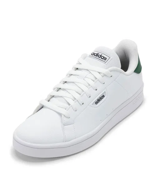 Мужские кроссовки Adidas Urban Court белые с зелёным — фото 4