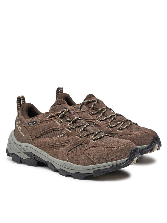 Треккинговые ботинки Jack Wolfskin Vojo Tour Texapore Low M A62070, коричневый — фото 2