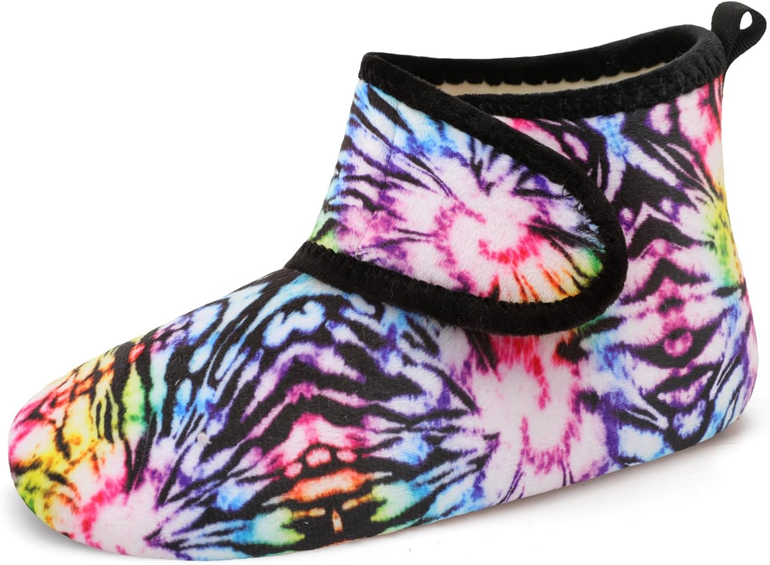

Домашние тапочки L-RUN для женщин и мужчин, противоскользящие, теплые, для дома и улицы, легкие, можно стирать, Tie Dye