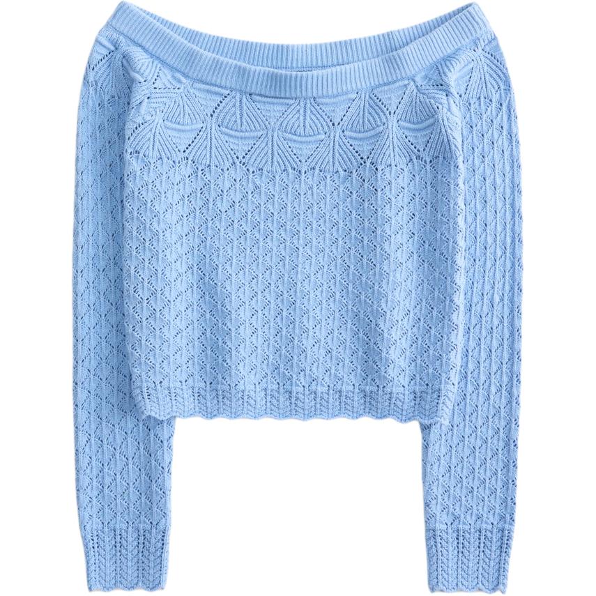 

Hollister Свитер женский голубой