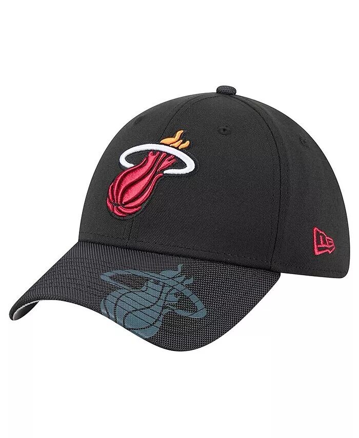 

Мужская черная кепка Miami Heat Sport Night 39THIRTY Flex New Era
