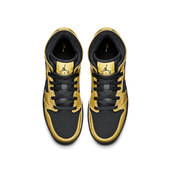 Кроссовки 1 mid bg Air Jordan, металлический — фото 4