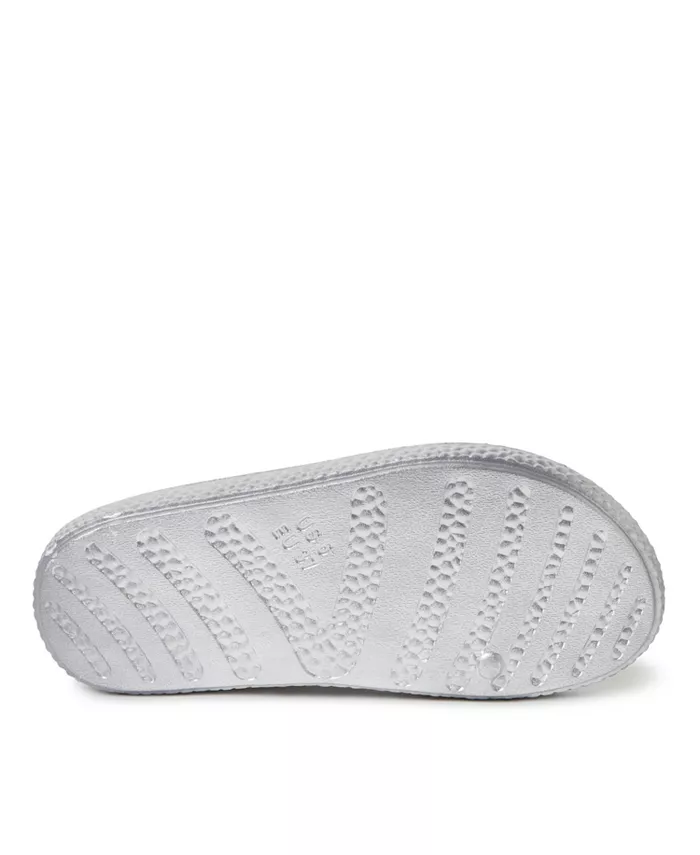 ЭкоКози от Women's Устойчивые Комфортные Сандалии-танга Dearfoams, серебряный — фото 2