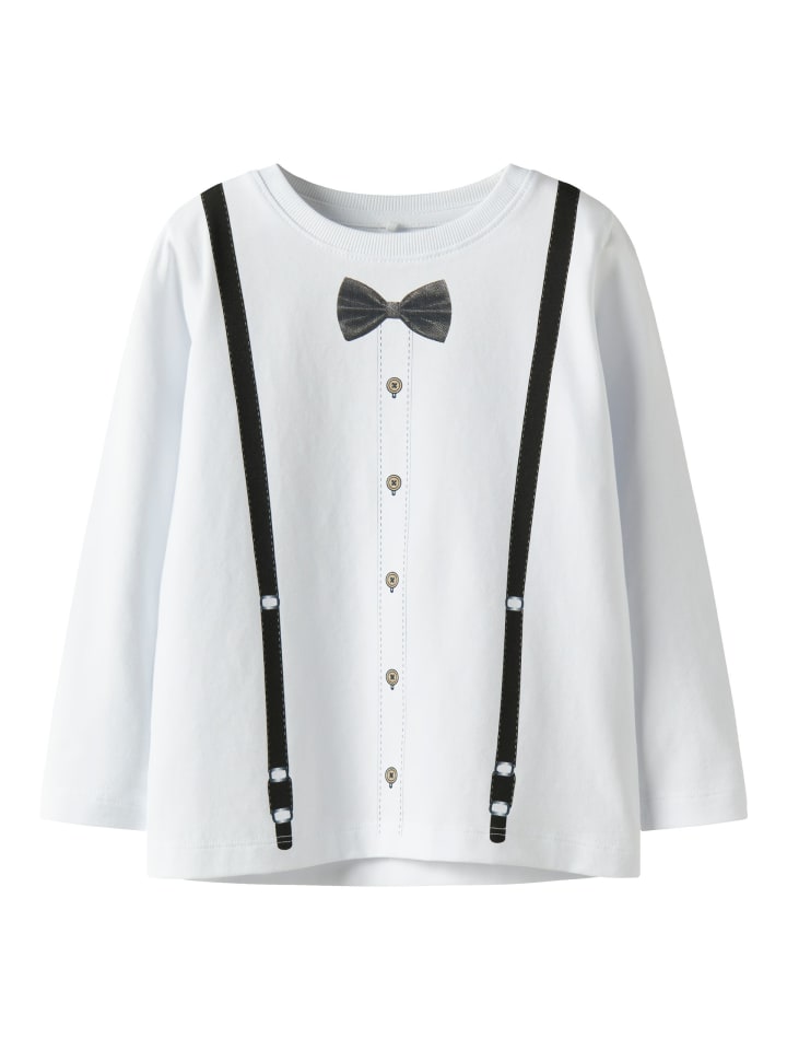 

Рубашка с длинными рукавами NMMRYDER LS TOP ярко-белого цвета name it