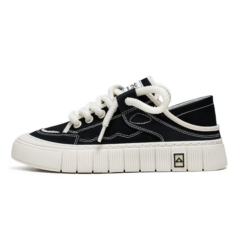 

Низкие кроссовки для скейтбординга, мужская коробка YUZHAOLIN, Beige Black