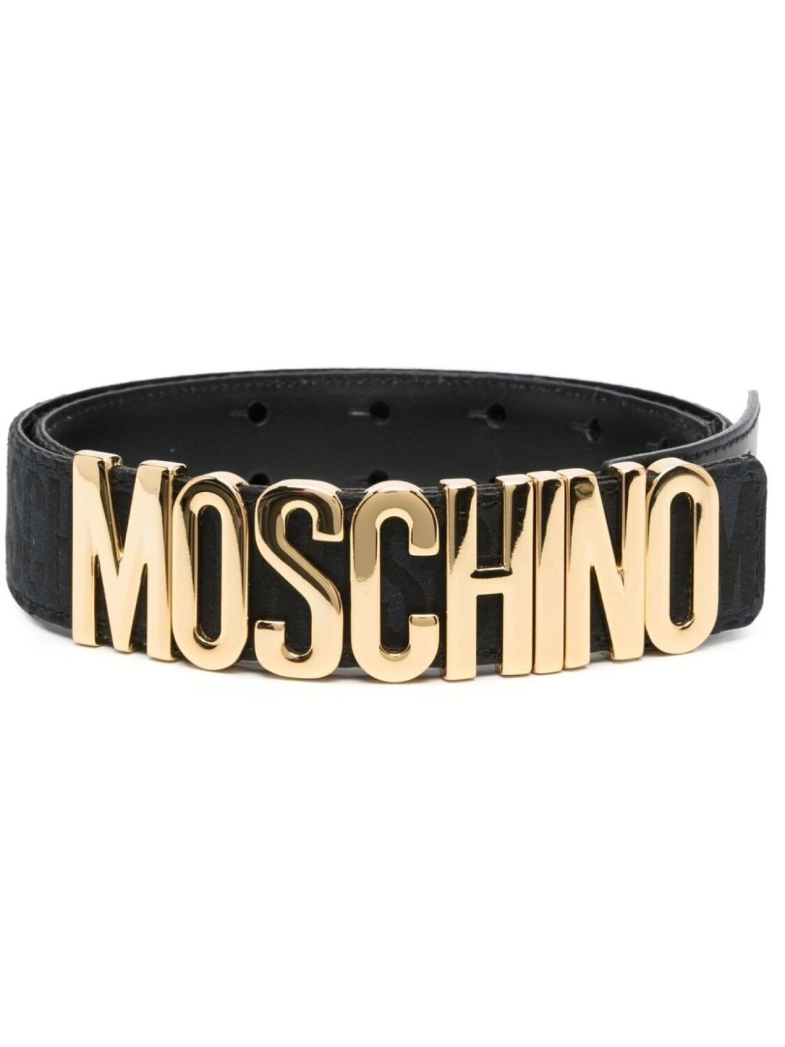 

Moschino ремень с пряжкой-логотипом, черный
