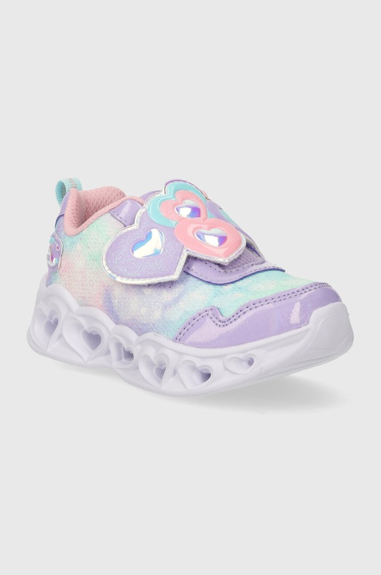 Детские кроссовки HEART LIGHTS LOVIN REFLECTION Skechers, фиолетовый — фото 2