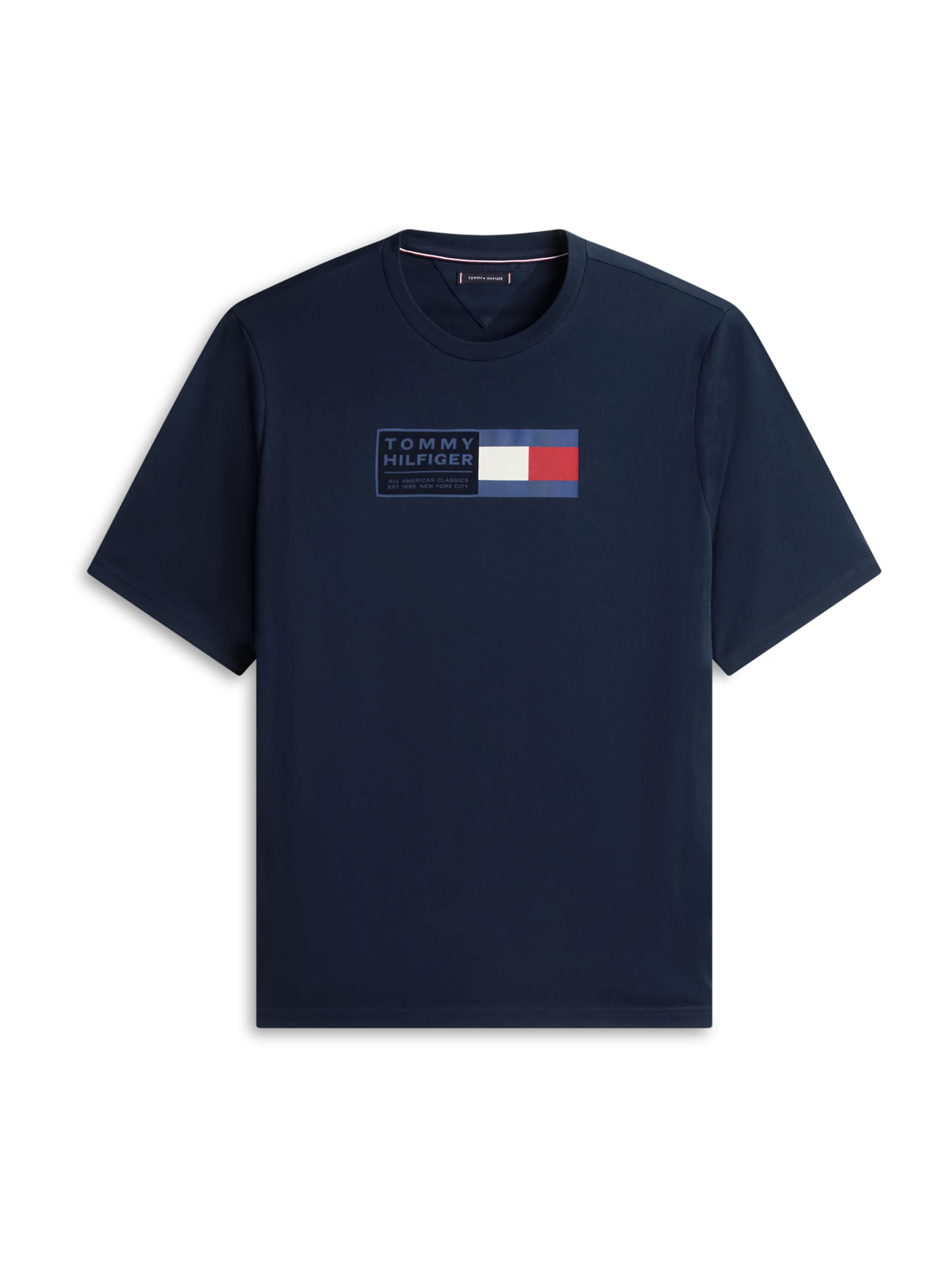 

Tommy Hilfiger Big & Tall Футболка 'BRAND LOVE' в цвете Navy, Light Blue