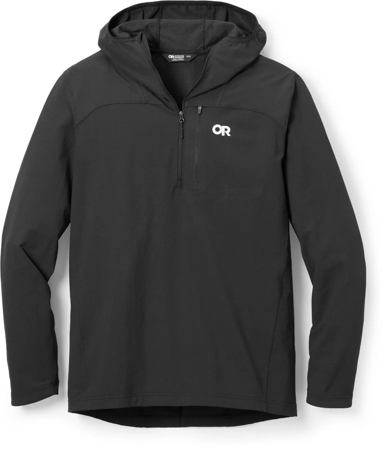 

Свободный велохуди с полумолнией Outdoor Research, Black