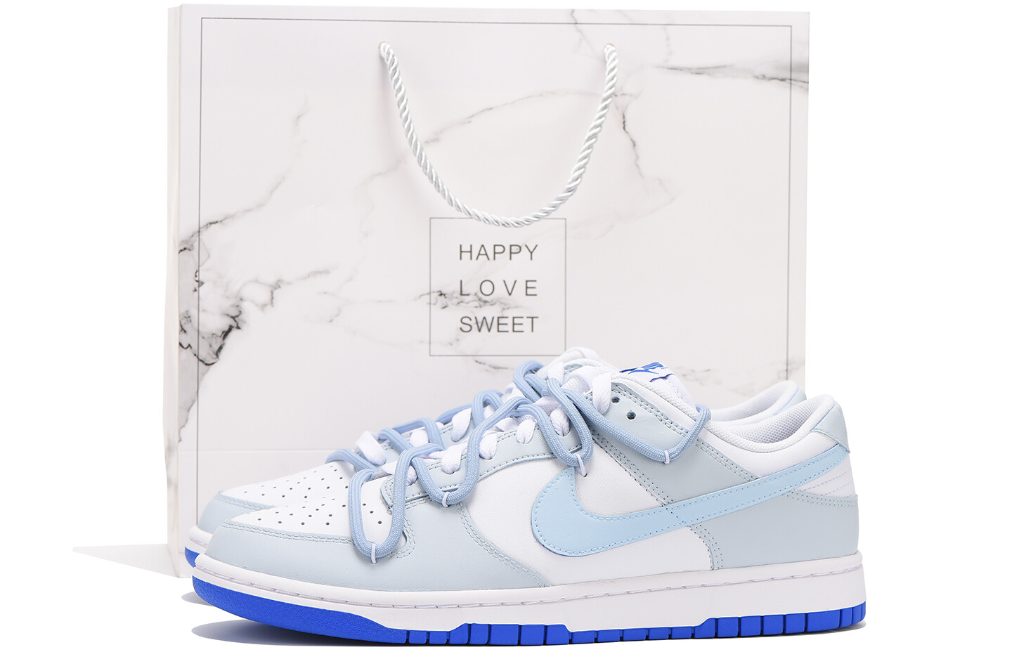 

Кроссовки Nike Dunk Skateboard Shoes Men Low-Top Blue