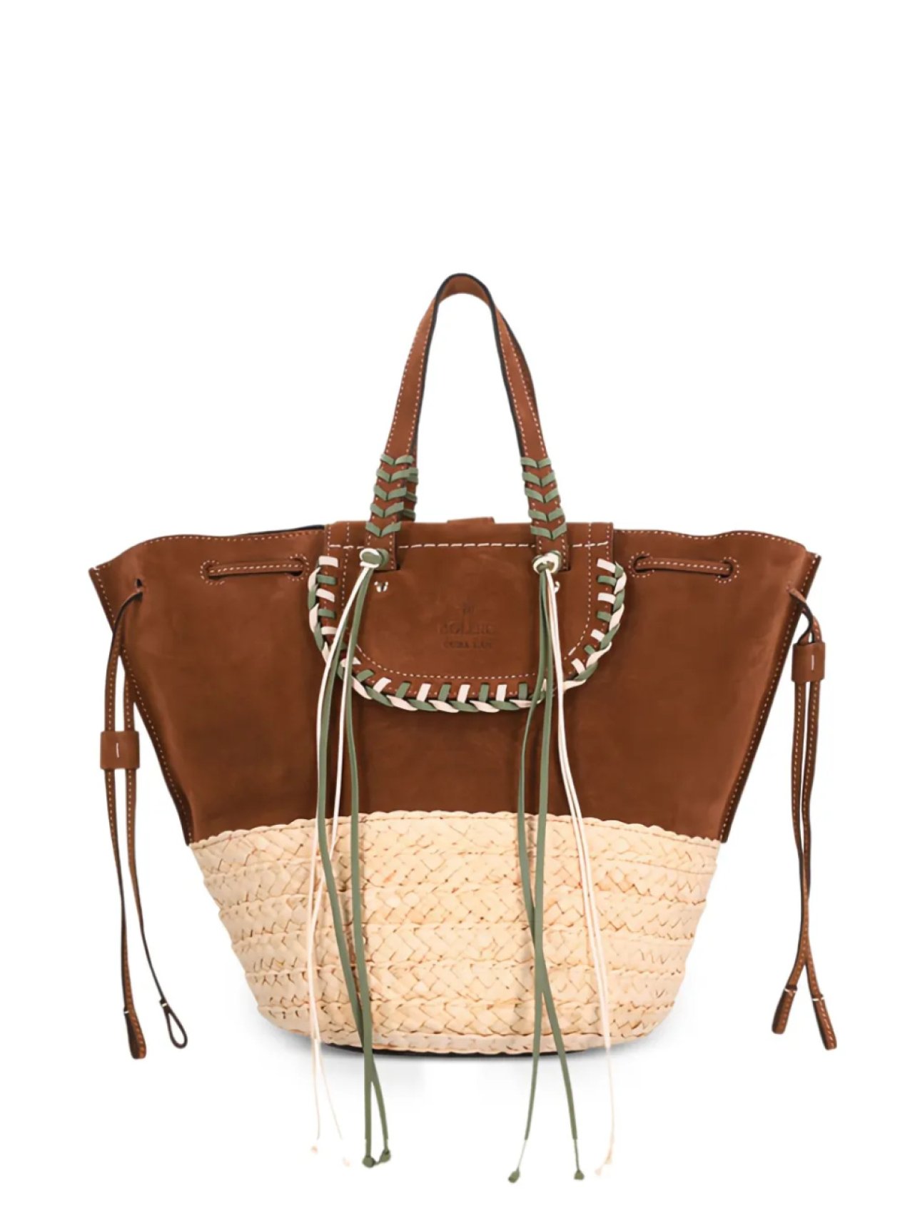 

Сумка-тоут CUBA LAB Bolero из замши, коричневый