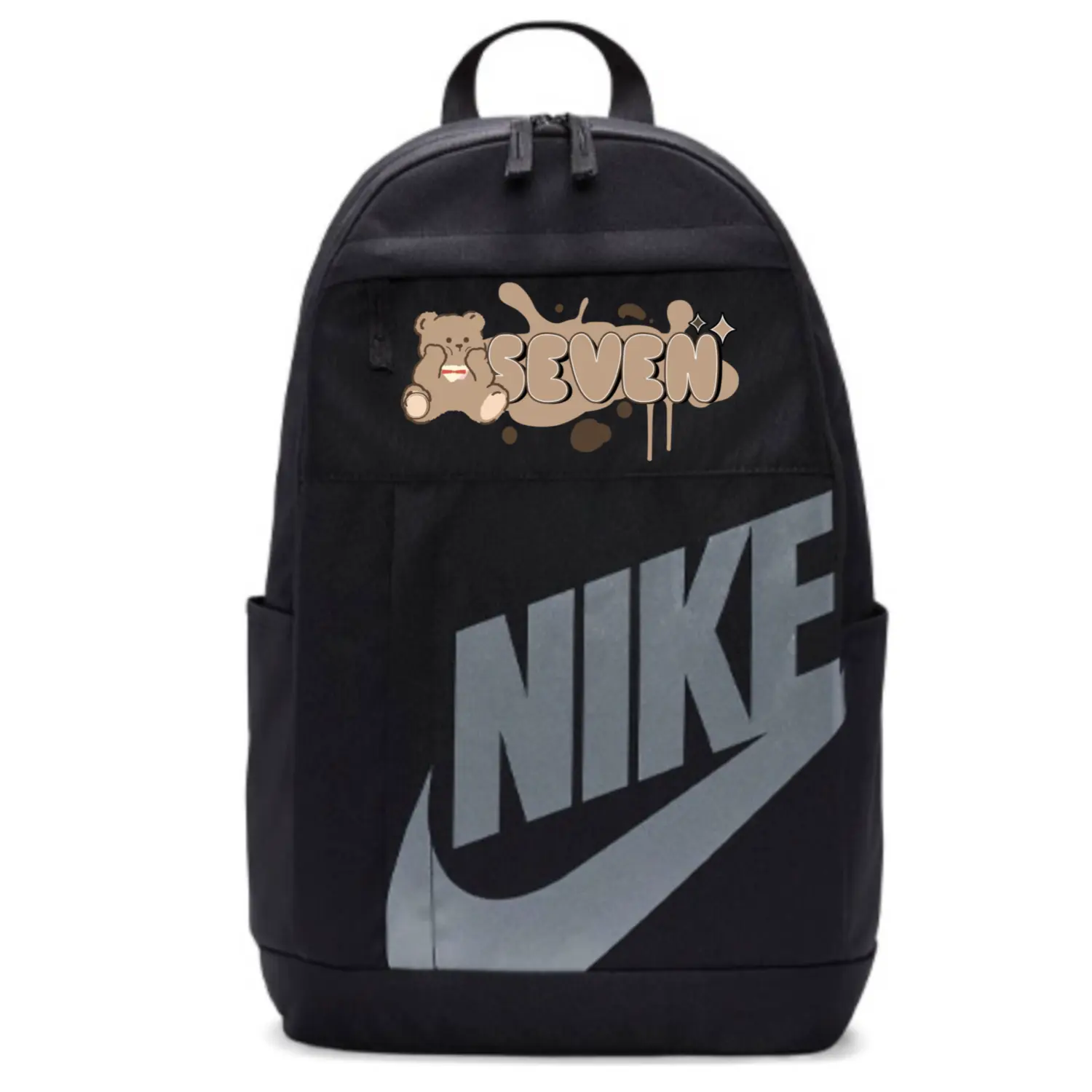 

Nike Тканевый рюкзак унисекс черный, Letter Bear