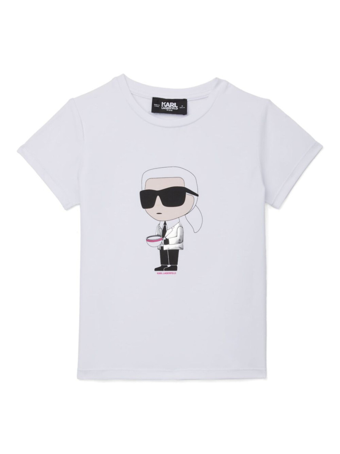 

Karl Lagerfeld Kids футболка Ikon, белый