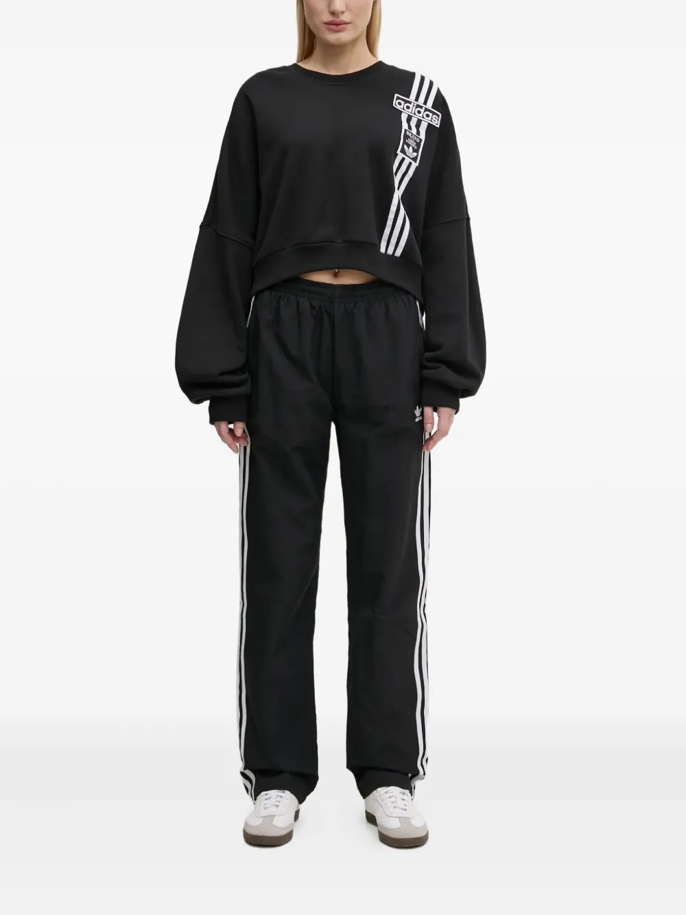Спортивные брюки с полосками 3-Stripes adidas, черный — фото 2