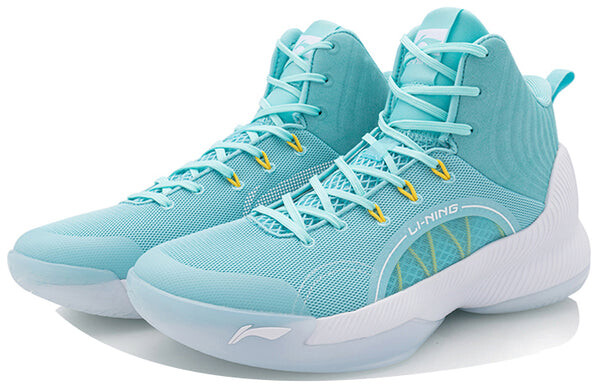 Кроссовки Li-Ning TD Shock Absorption Mid Tops Basketball Shoe, синий — фото 3