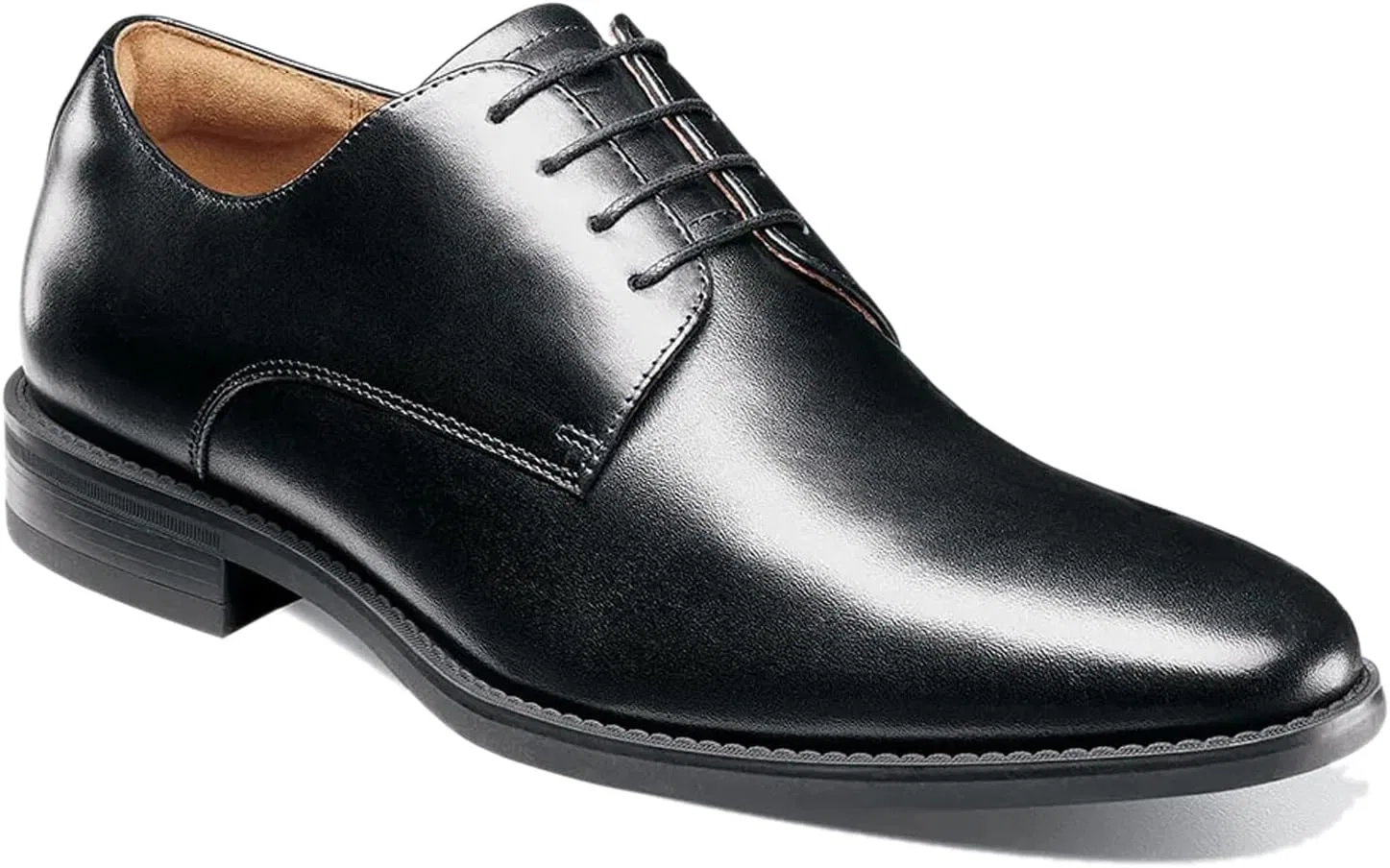 Мужские оксфорды Florsheim Santucci с гладким носком, Black — фото 2