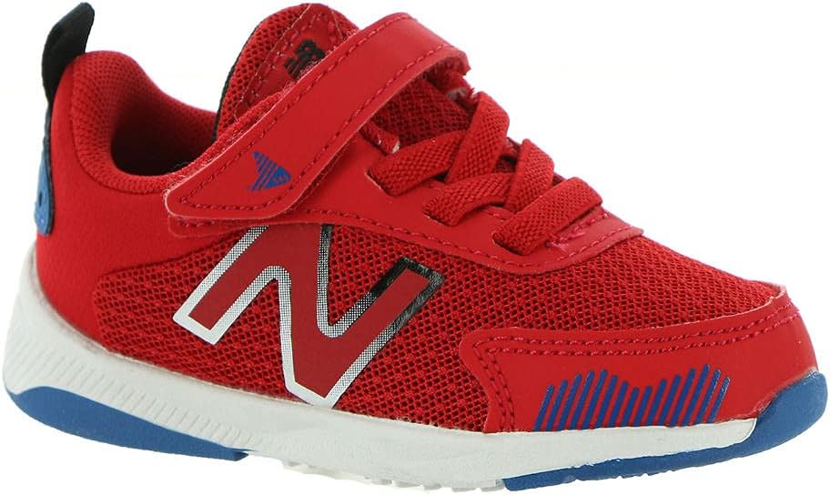 Кроссовки для детей New Balance DynaSoft 545 V1 на шнуровке, черный/красный/синий — фото 2