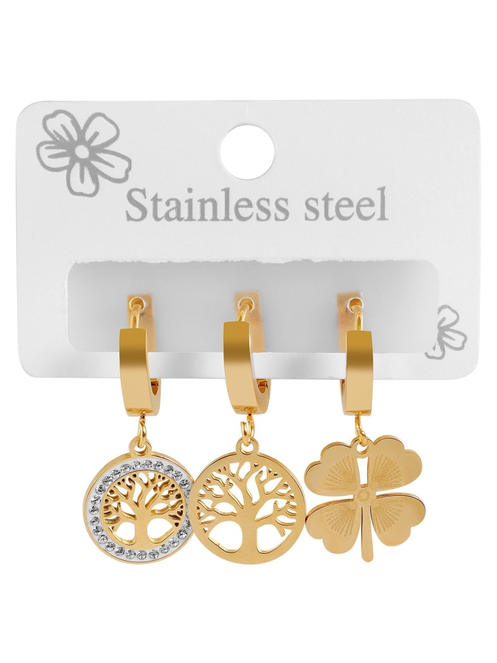 

Adeliás Женский кулон - кулон «Древо жизни» из нержавеющей стали с золотым покрытием