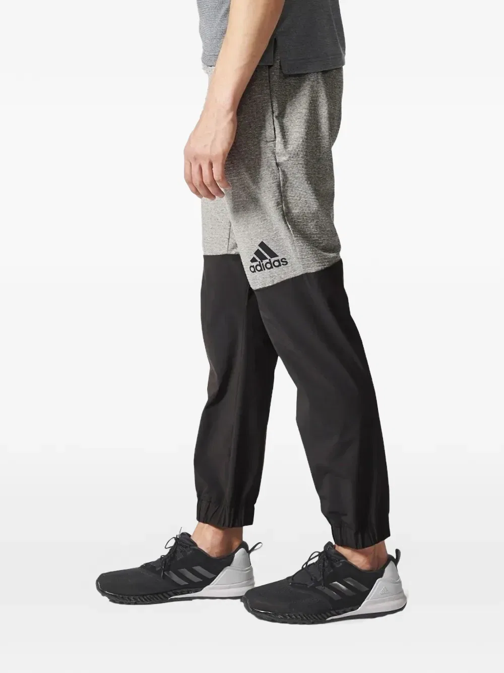 Спортивные брюки на завязках Adidas, серый — фото 2