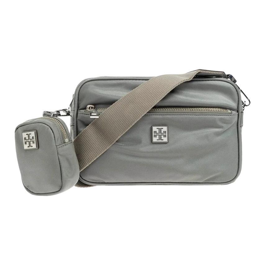 

Полиамидная наплечная сумка Virginia Regular Unisex Gray TORY BURCH
