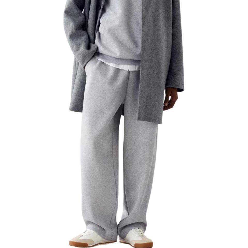 Коллекция C повседневные брюки мужские Gray UNIQLO, серый — фото 4