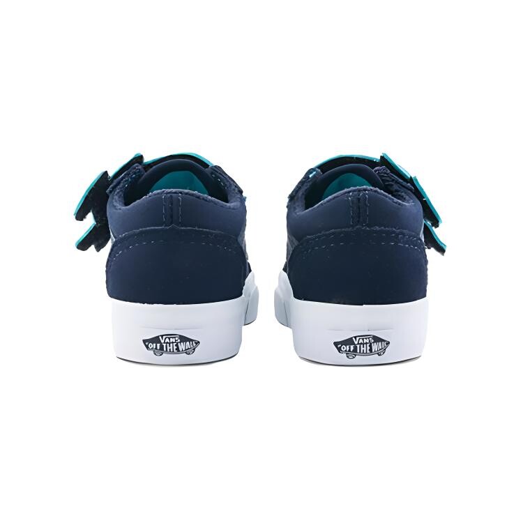 Детские кроссовки для скейтбординга Old Skool TD Low-top Blue Vans, темно-синий — фото 4