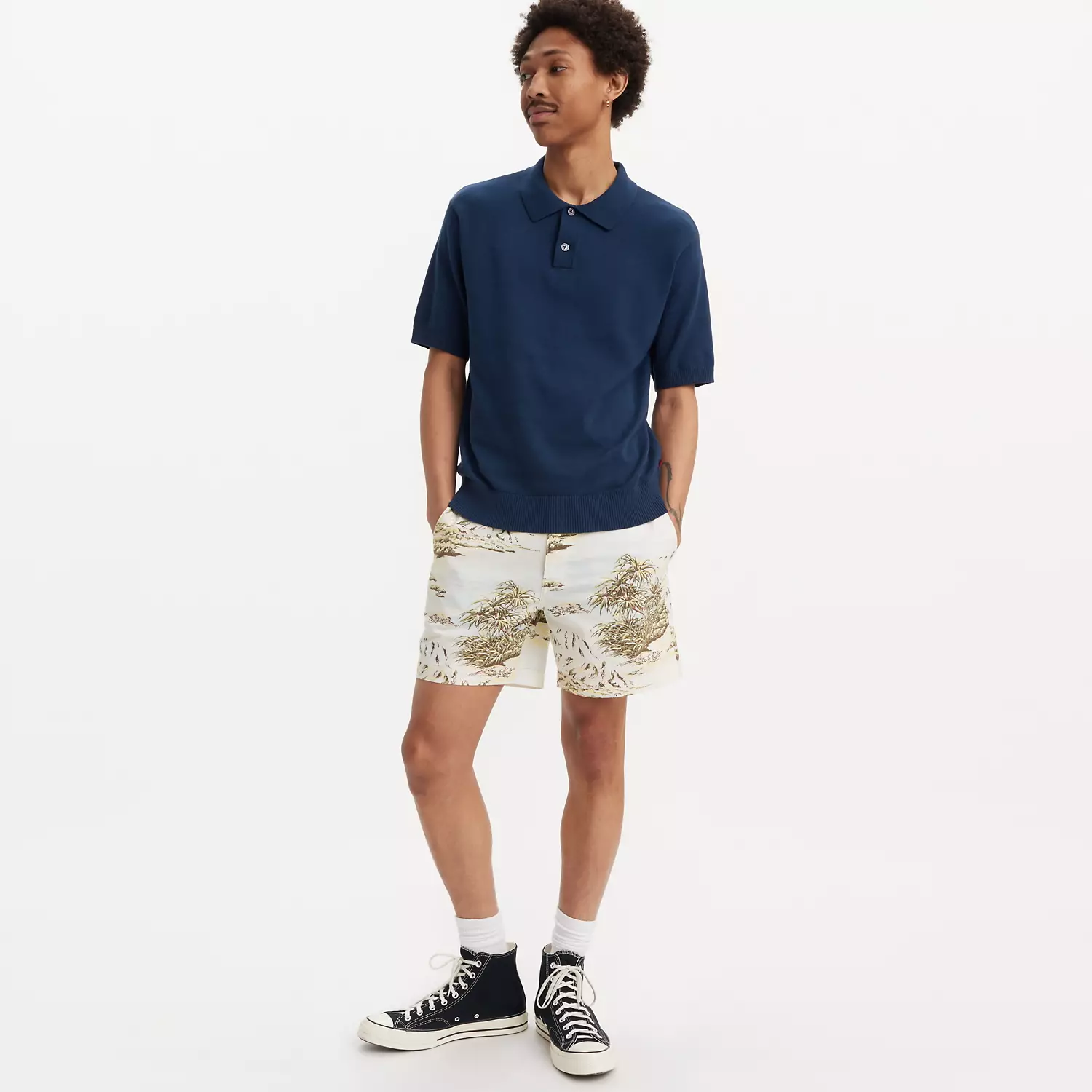 

Аутентичные мужские шорты levi's xx Chino 6 дюймов, цвет Coastal Scenic Egret - White