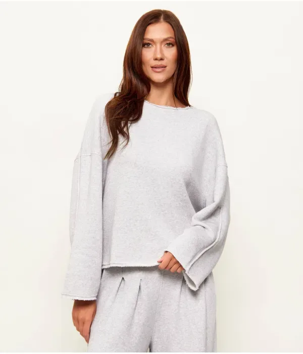 Толстовка C_Enely relaxed fit Boss Orange, серый