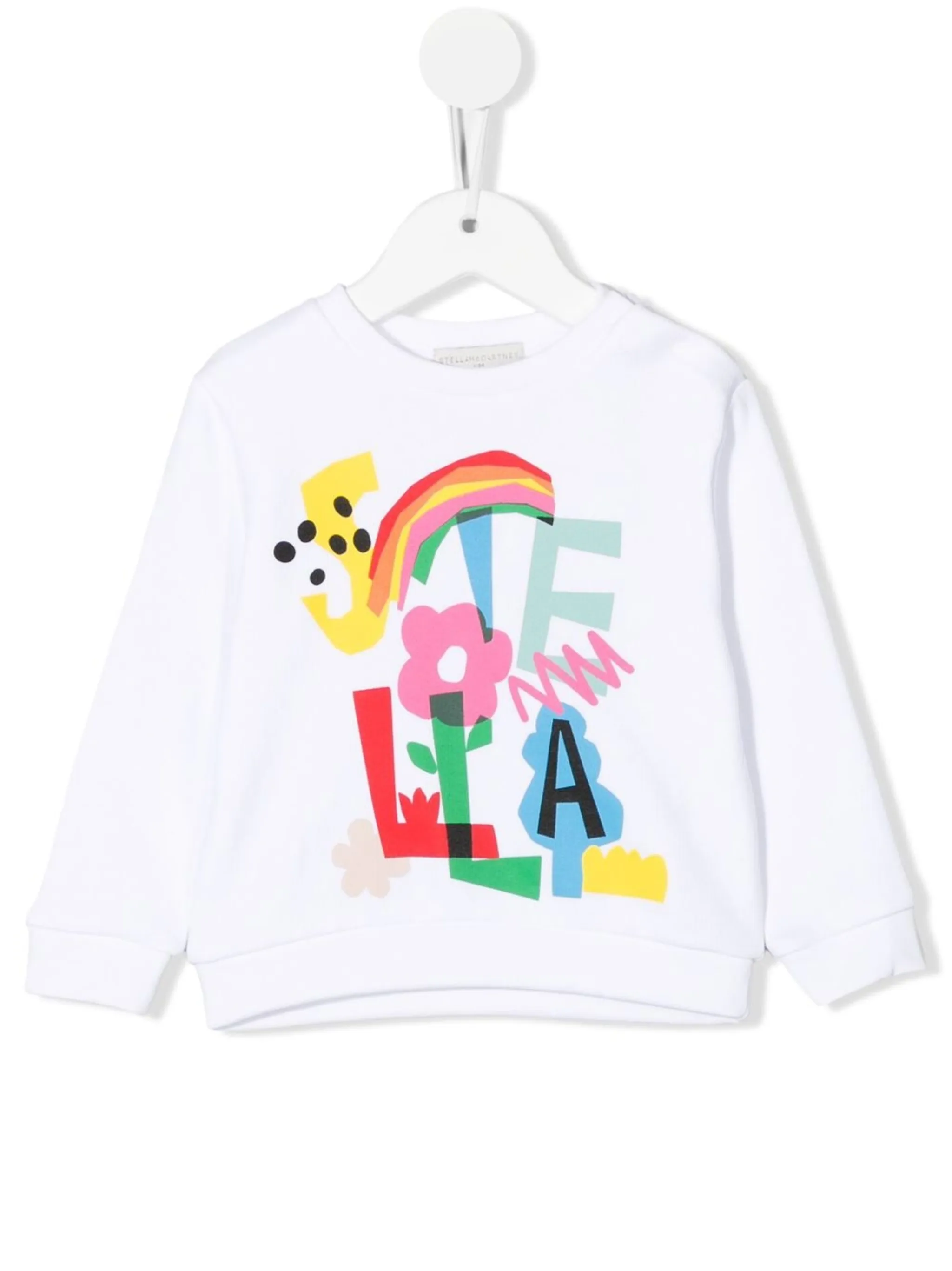 

Толстовка с логотипом Stella Mccartney Kids, белый
