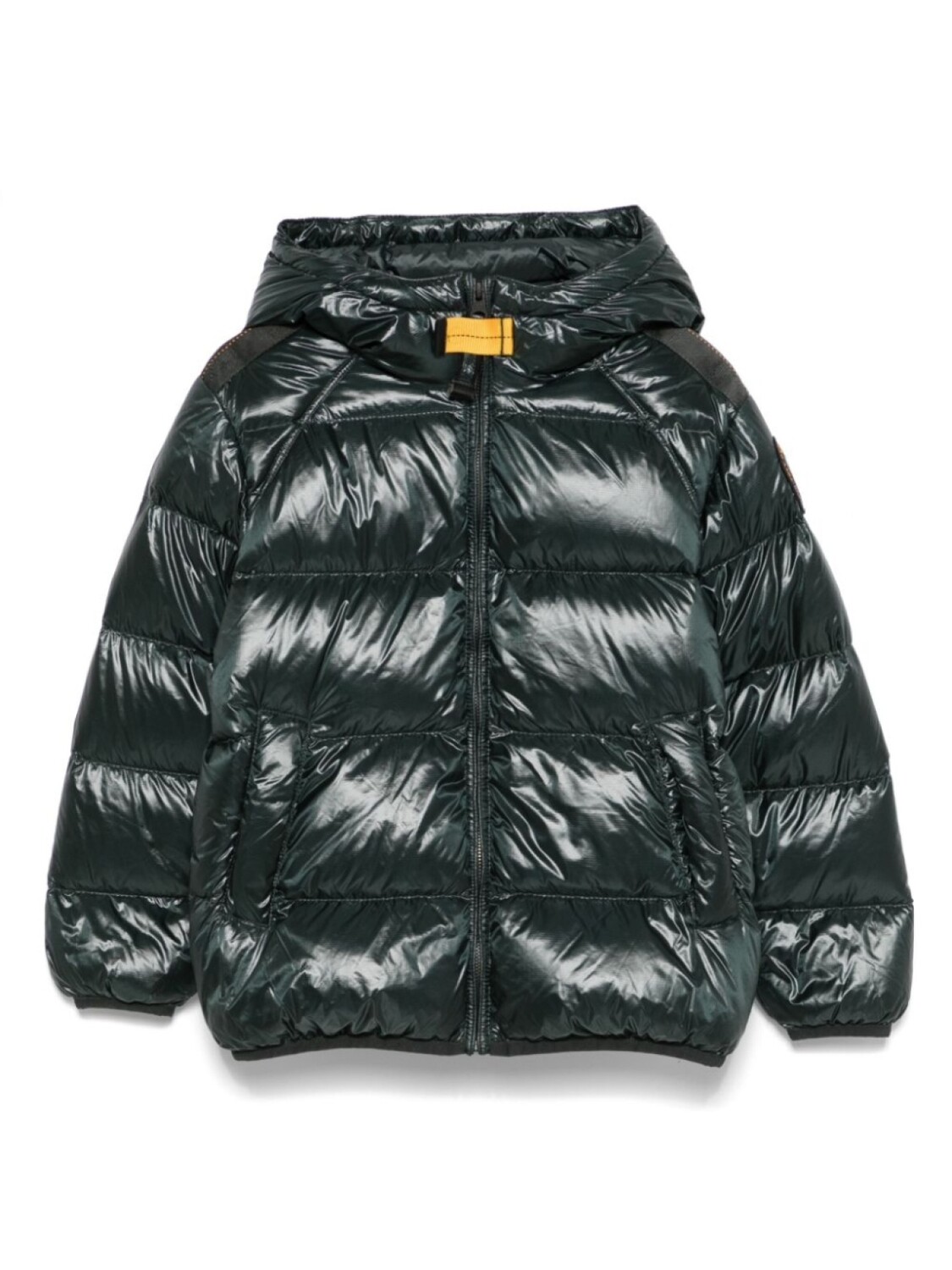 

Пуховик с капюшоном Parajumpers Kids, зеленый
