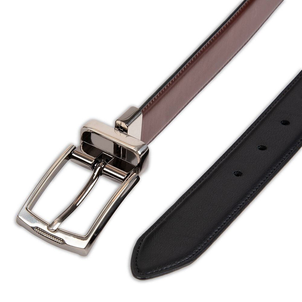 

Эластичный двусторонний черный и коричневый ремень Big & Tall Sonoma Goods For Life Comfort, цвет Brown Black