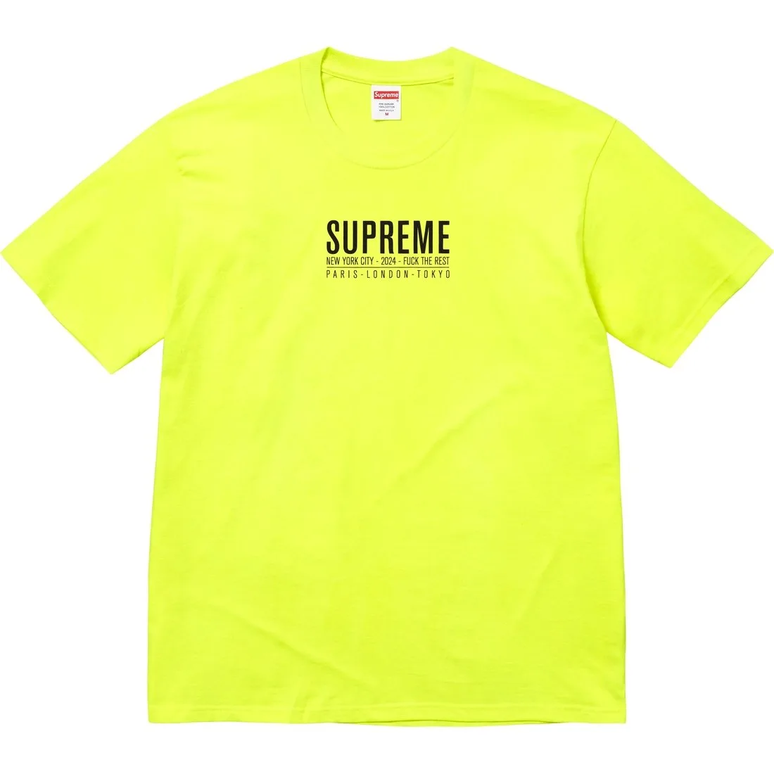 Футболка Paris Supreme, Neon Yellow