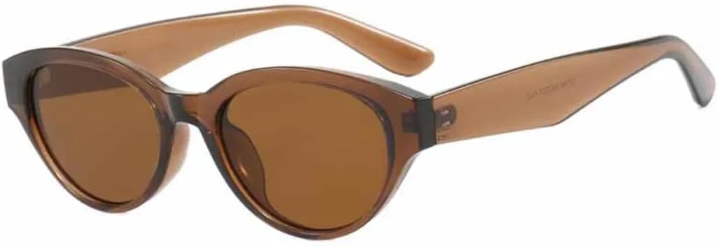 

Солнцезащитные очки с защитой UV400 | Dohohdo «Кошачий глаз» с разноцветными линзами | для женщин и мужчин, для занятий спортом на открытом воздухе и вождения DSVIGF, Brown Brown