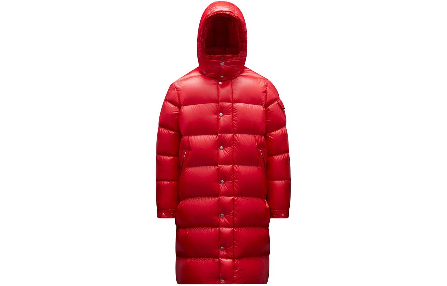 

Пуховик мужской красный Moncler