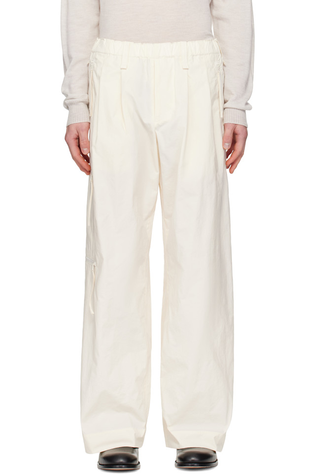 

Брюки из карьера Homme Plissé Issey Miyake, белый