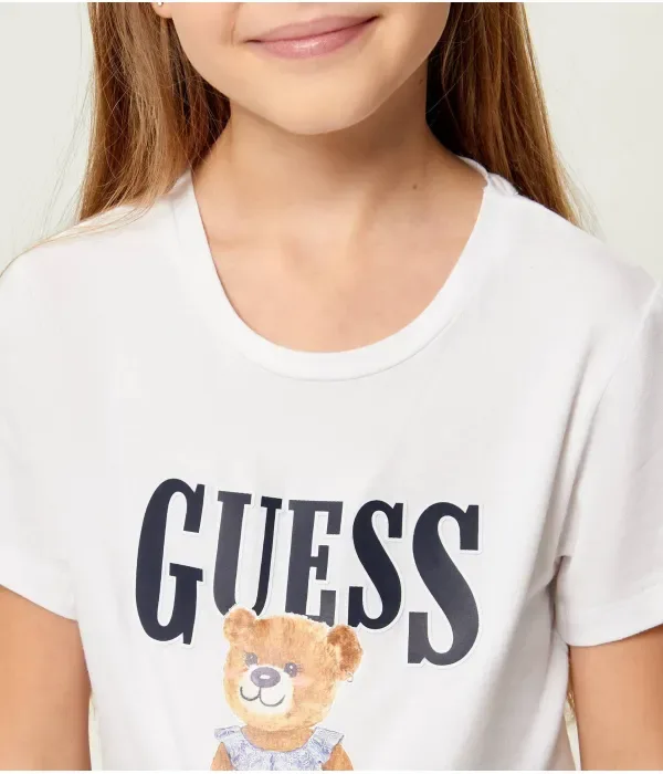 Футболка regular fit Guess, белый — фото 4