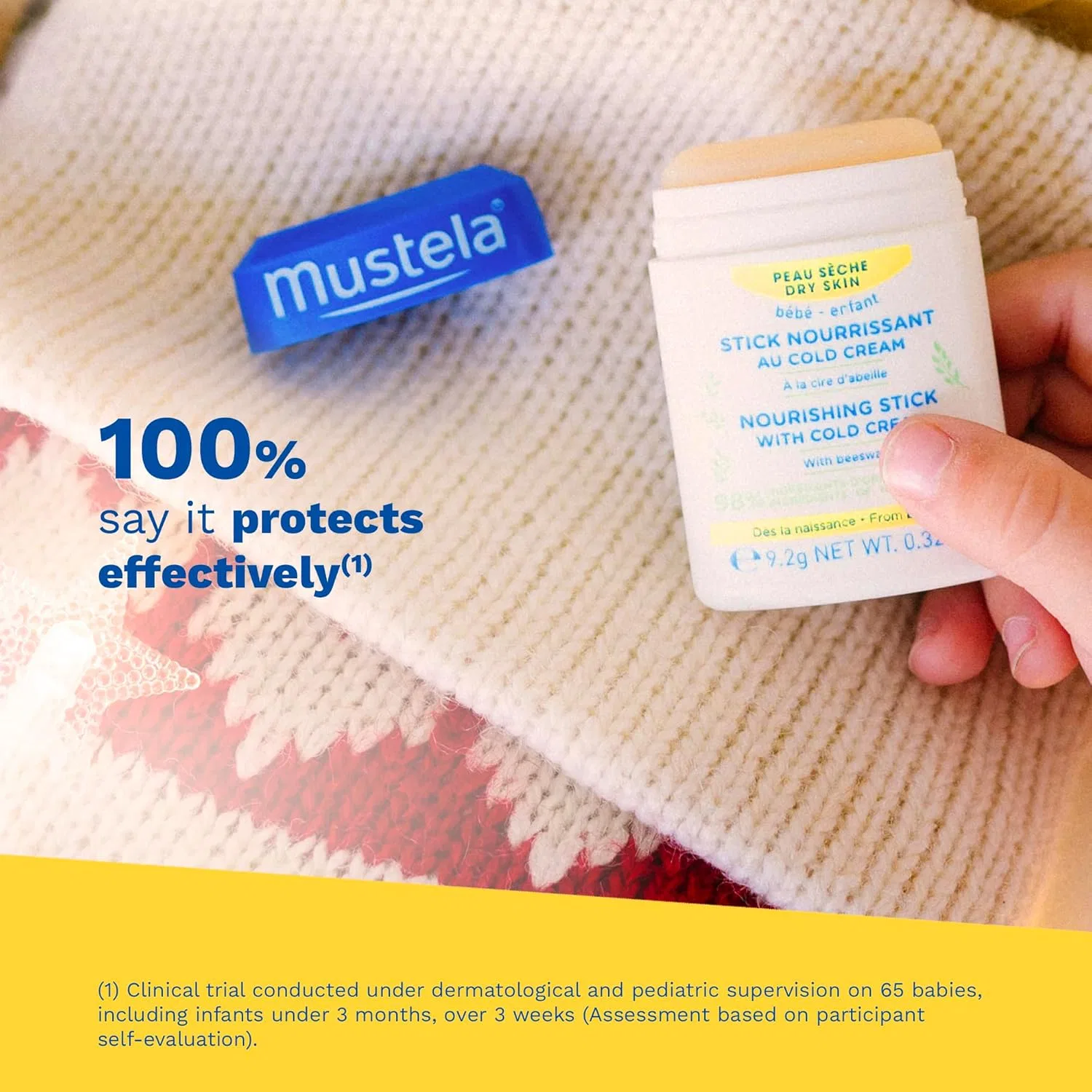 Крем для лица Mustela — Бальзам для лица «Hydra Stick CC» с колд-кремом от — фото 2