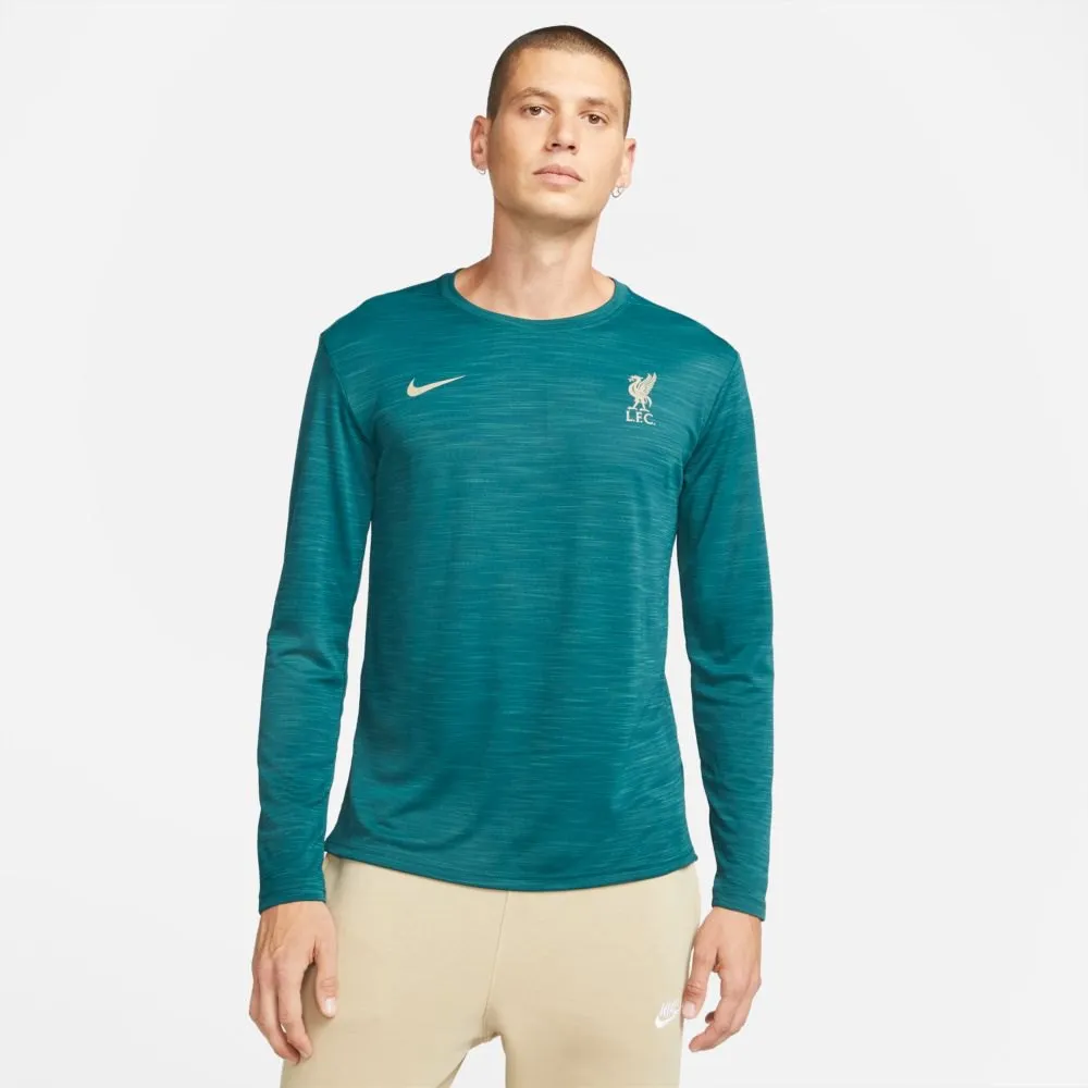 

Лонгслив Nike FC Liverpool 22/23 Dri Fit, зеленый
